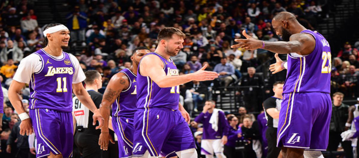 Doncic's 45-point outburst helped the Lakers defeat the Jazz 143-135.