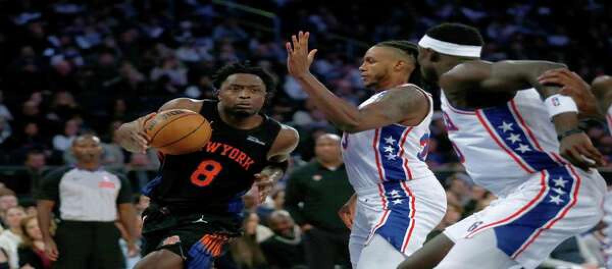 Maxi scored 30 points as the 76ers defeated the Knicks 116-107.