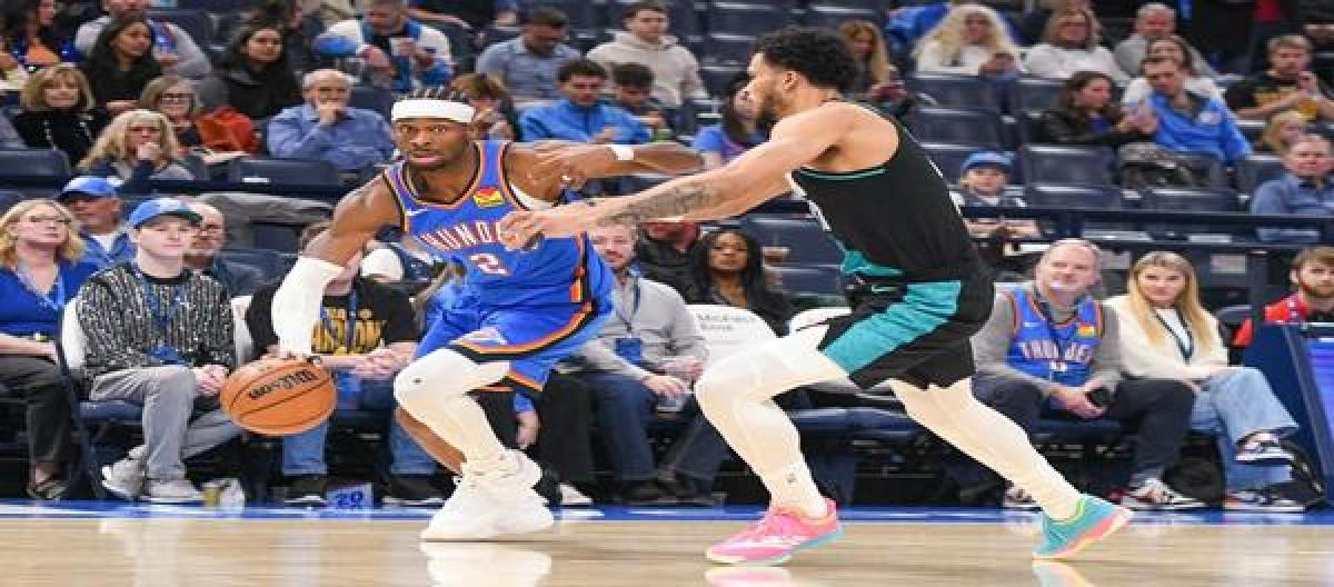 Shai Gilgeous-Alexander contributed 30 points as the Thunder defeated the Trail Blazers 124-95.
