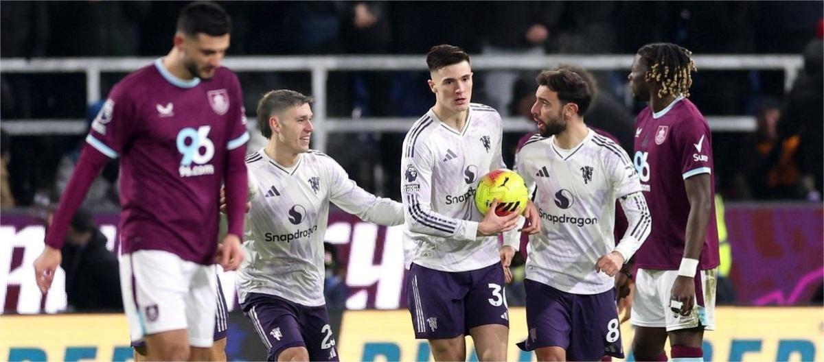 Premier League – Sheshko scores twice as Manchester United are held to a 2-2 draw by Burnley.