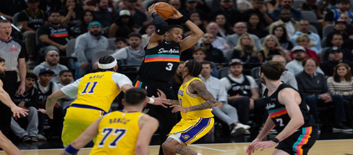 Doncic's 38 points weren't enough to save the Spurs from a 107-91 victory over the Lakers.