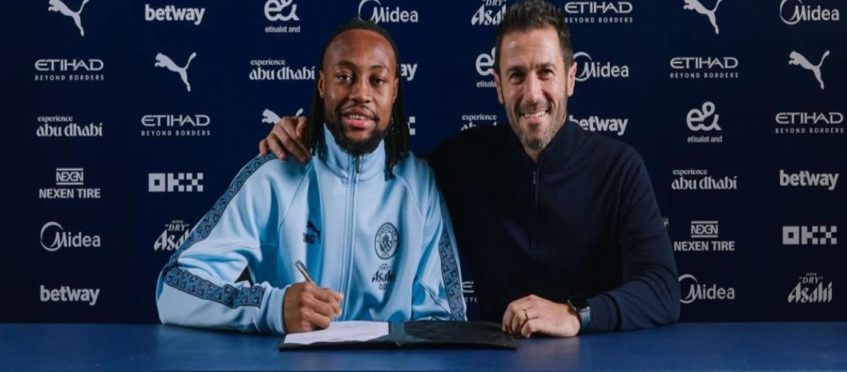 Bournemouth winger Semenho has officially joined Manchester City, signing a contract until 2031.