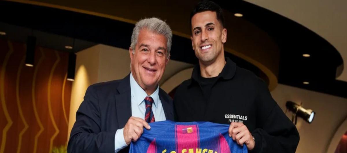 Cancelo has officially joined Barcelona on loan and will wear the number 2 jersey. Cancelo has officially joined Barcelona on loan and will wear the number 2 jersey.