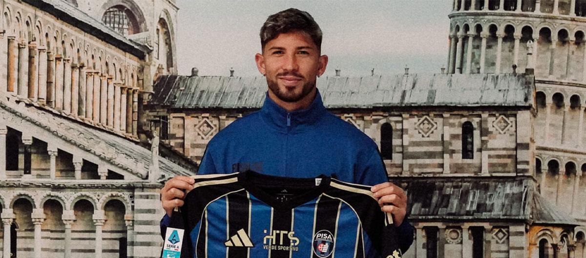 Independiente's Chile international defensive midfielder Felipe Loyola joins Pisa on-loan..