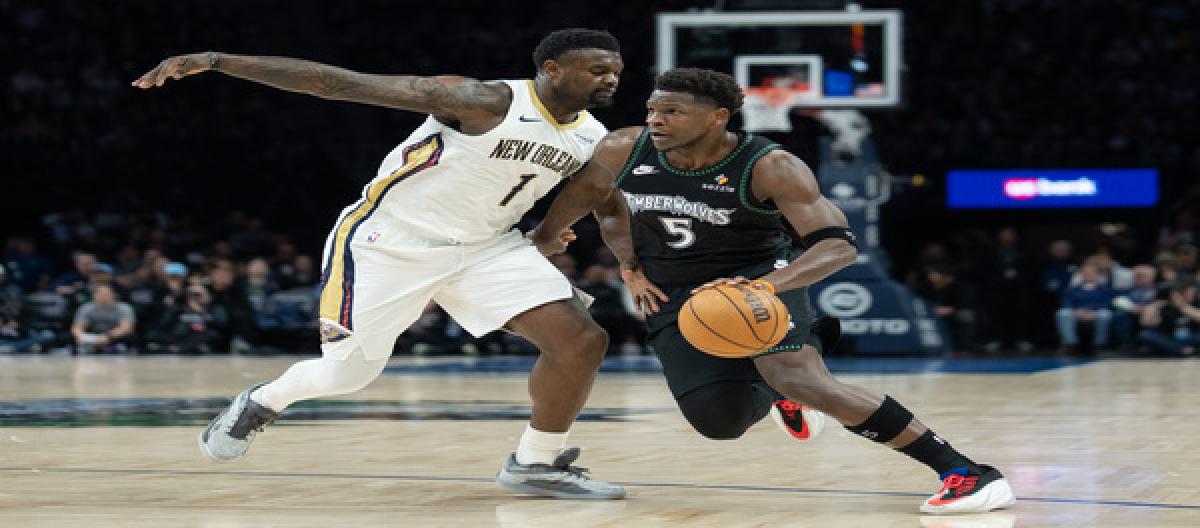 Edwards scored 35 points in a losing effort as the Pelicans rallied to defeat the Timberwolves 119-115.