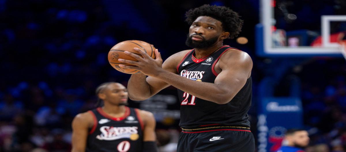 Embiid sidelined with right calf soreness; 76ers adjust lineup to face Hawks