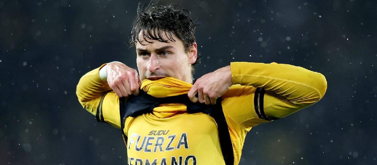 Hugo Bueno was overjoyed to score his first Premier League goal at home.