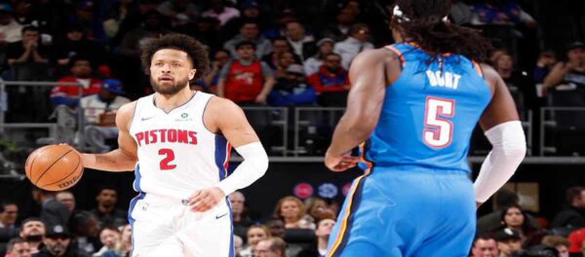 Williams scored 30 points in a losing effort as the Pistons defeated the Thunder 124-116.