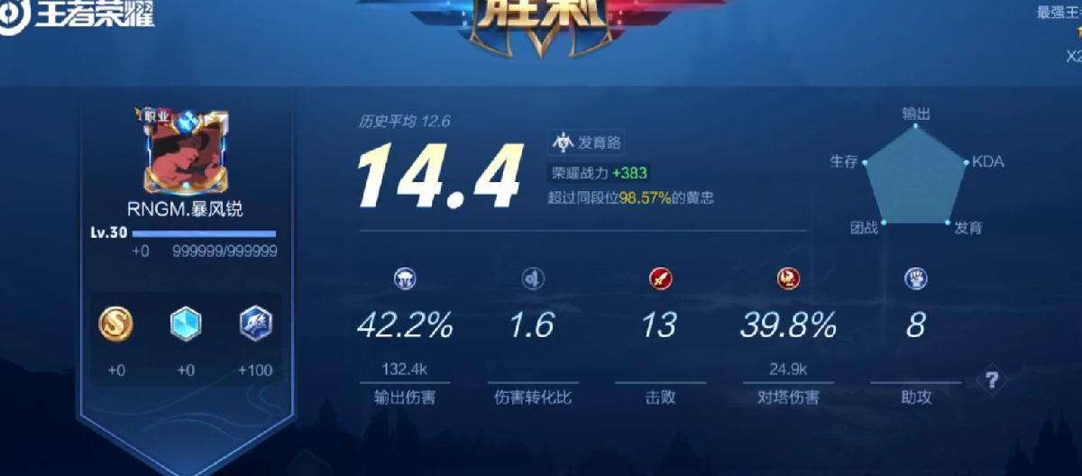 王者上分新黑路：五辅助泉水假装挂机爆水晶，狂拿高分加星星。（二）