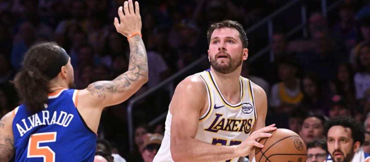 Doncic is happy with the Lakers' defense after defeating the Knicks.