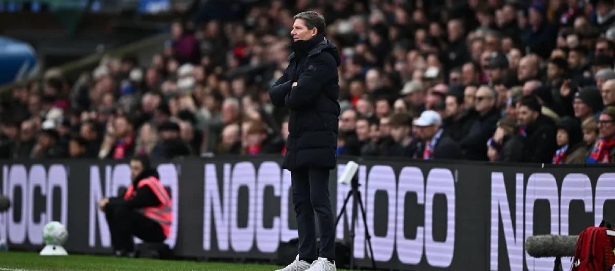 Oliver Glasner admitted he wasn't entirely satisfied with the result, but the team had to accept the facts. Oliver Glasner admitted he wasn't entirely satisfied with the result, but the team had to accept the facts.