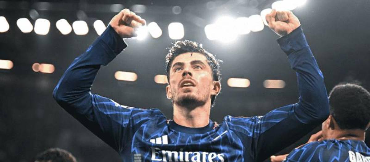 Havertz scored the winning goal to secure the victory for his team, and afterwards praised Martinelli and Raya.