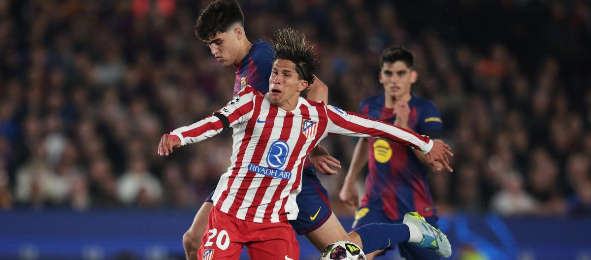 Champions League – Pau Cuvarsi receives red card as Barcelona lose 0-2 to Atletico Madrid