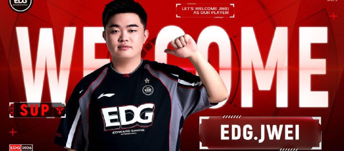 Jwei has officially joined EDG's League of Legends division, becoming a new member of the team.