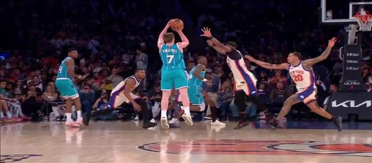 McBride's 21 points weren't enough to save the Hornets from a 110-96 victory over the Knicks.