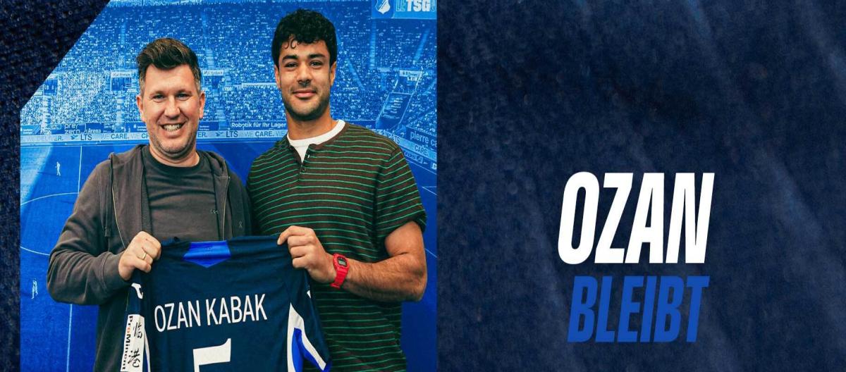 Hoffenheim officially announced the contract extension of center-back Ozan Kabak, with the contract expected to run until 2030.