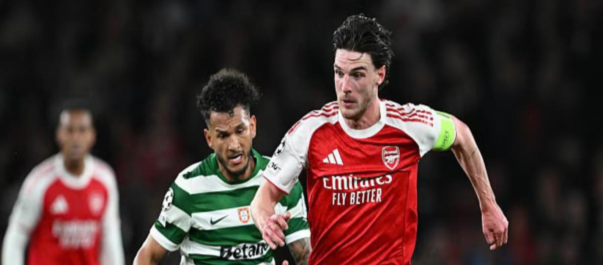 Champions League – Arsenal 0-0 Sporting CP, 1-0 on aggregate to advance to the semi-finals