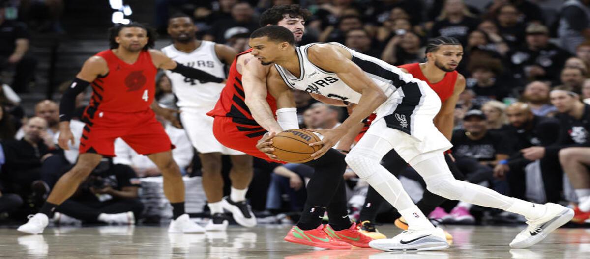 Avdija's 22 points weren't enough to save the Spurs from a 114-95 victory over the Trail Blazers.