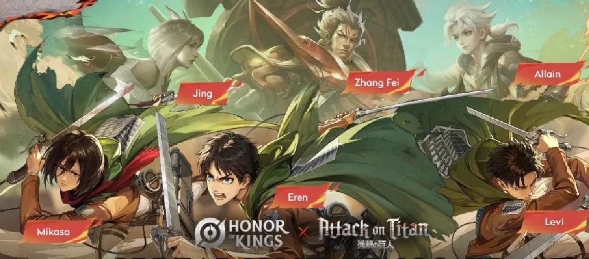 Plot twist? Is Eren Zhang Fei? His ultimate move, beast transformation, does indeed fit the Titan transformation of a main character in Japanese anime.