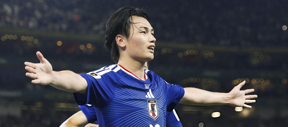 ◤FIFA World Cup in United States, Canada and Mexico◢ Ayase Ueda scored twice and assisted once as Japan cruised to a 4-0 victory over Tunisia..