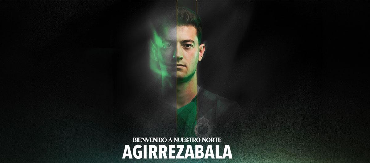 Racing Club de Santander officially announce the signing of Athletic Bilbao goalkeeper Julen Aguirrezabala..