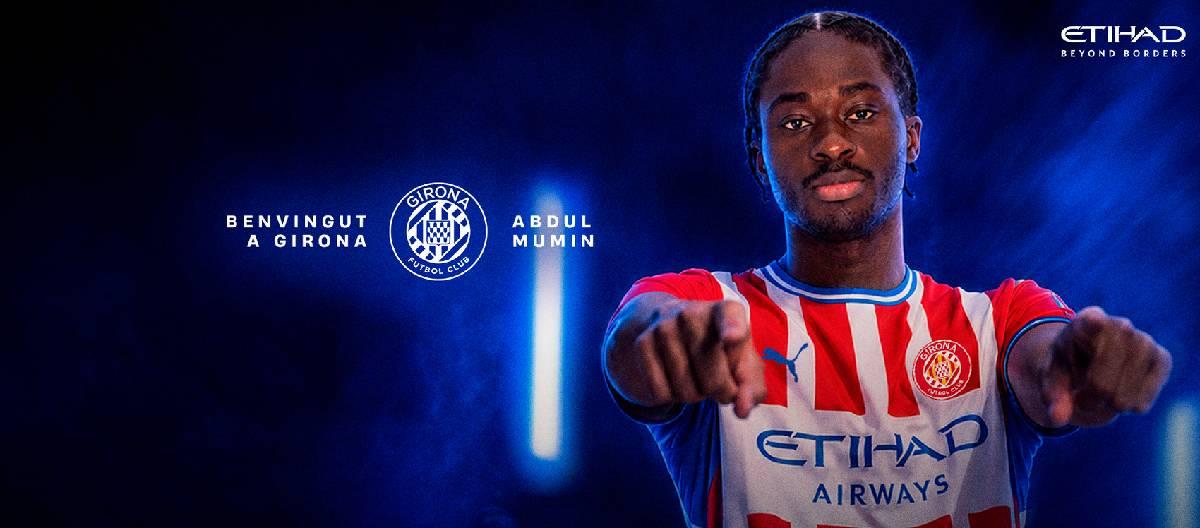 Abdul Momin joins Girona on a contract that runs until 2029.
