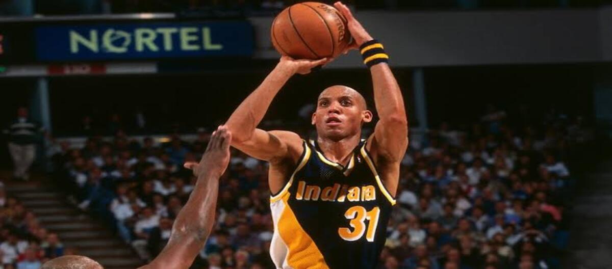 Pacers' all-time top five assists: Reggie Miller tops the list with 4,141 assists.