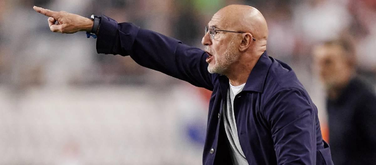 Louis de la Fuente was proud of the team's performance; the players never gave up during the game.