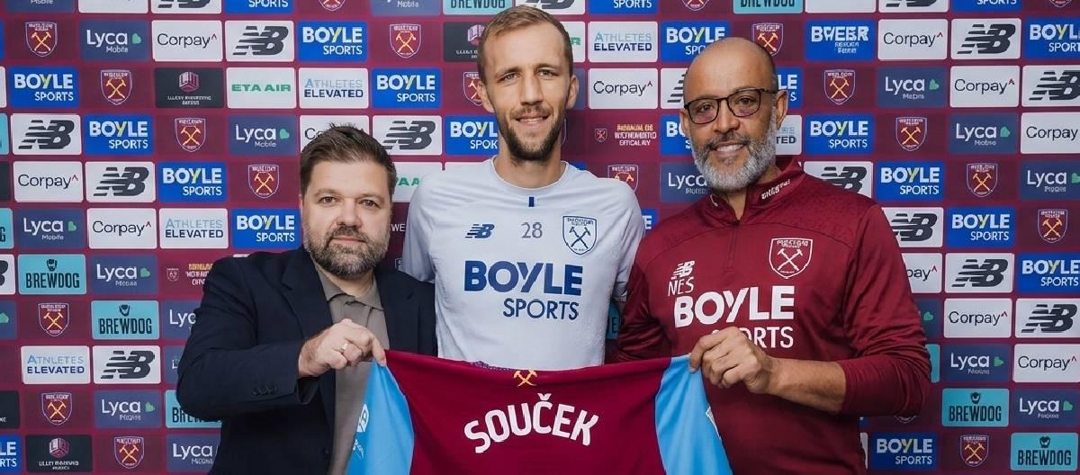 Tomas Soucek has reached a contract extension agreement with the club, extending his contract until the summer of 2028.
