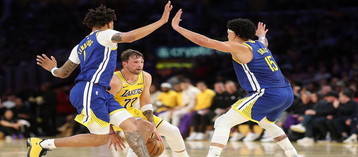 东契奇28分凯斯勒26分 湖人以127-105拿下勇士