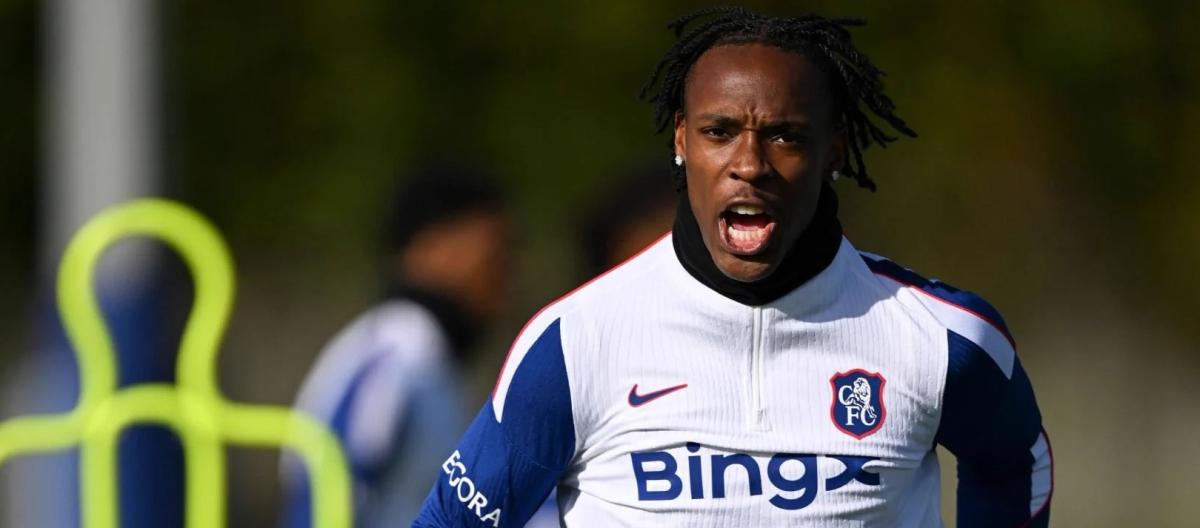Chelsea striker Emega, returning from injury, is expected to be included in the matchday squad.