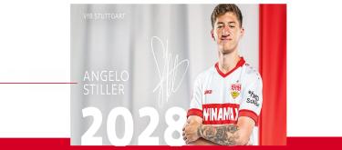 Stuttgart completes contract extension with Germany international defensive midfielder wonderkid Angelo Stiller..