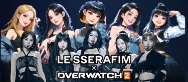 Overwatch 2 and the popular Korean idol girl group LE SSERAFIM will be collaborating for the second time..