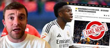 Rumours claiming that Real Madrid's Brazil international forward Vinícius Júnior "has demanded to have higher wages than Kylian Mbappé" was refuted by Fabrizio Romano..