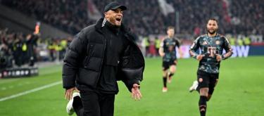 Bayern Munich coach Vincent Kompany praises team's defence and resilience