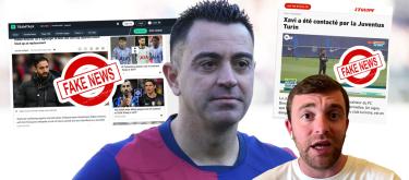 Fabrizio Romano refute rumours claiming that both Manchester United and Juventus are interested in appointing Barcelona legendary midfielder Xavi Hernandez to replace their respective head c