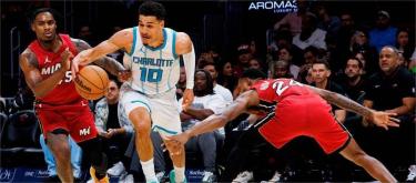 Miles Bridges scores 35 as Charlotte Hornets defeat Miami Heat 105-102