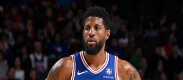 76ers official: George has received injections in the left adductor muscle and left knee and will be out for at least 6 weeks