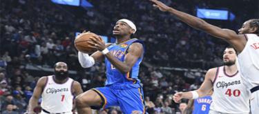 The Clippers lost to the Thunder and were swept. Alexander scored 26 points to lead the Thunder to multiple points.