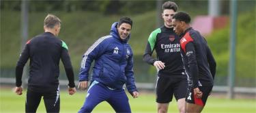 Arteta encourages players to show their best in the fight for Champions League final