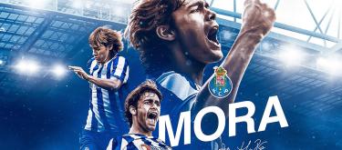 Porto completes contract extension with Portugal U21s international attacking midfielder wonderkid Rodrigo Mora..