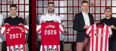 Athletic Bilbao complete contract extensions with midfielder Iñigo Ruiz de Galarreta, defender Iñigo Lekue and head coach Ernesto Valverde..