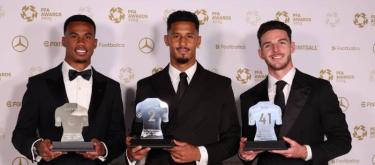 Three Arsenal players named in PFA Team of the Year