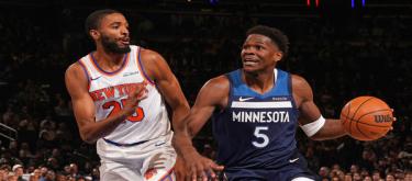 Edwards scores 17 points as Timberwolves lose to Knicks 100-95