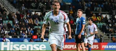 World Cup Qualifiers - Keane scores as Italy defeats Estonia 3-1