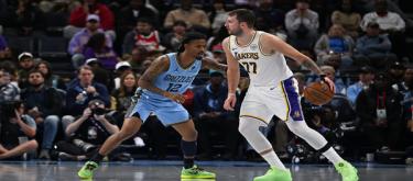 东契奇爆砍44分 湖人117-112险胜灰熊迎NBA杯首胜