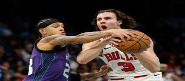 Gidis' 25 points, 11 rebounds, and 9 assists weren't enough to save the Hornets from a 123-116 victory over the Bulls.