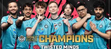 Twisted Minds夺得《守望先锋》冠军系列赛全球总决赛冠军..