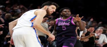 Shai Gilgeous-Alexander's 35 points weren't enough to secure a 112-107 victory for the Timberwolves over the Thunder.