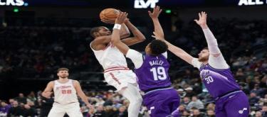 Shen Jing's 28 points weren't enough to secure a 125-124 victory for the Kings over the Rockets.